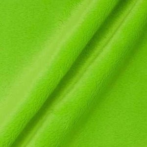 Limoengroene nertsstof op maat gesneden: ultrazacht: 60 inch breed, pool van 3 mm