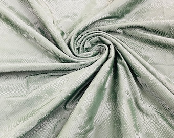 Matte Schlangenhaut Spandex Fabric: Bekleidung, Legging & Kostüm - 60 "Breit