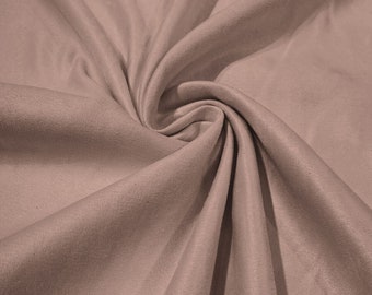 River Rose Faux Micro Suede Fabric: 58" Polyester Upholstery, Crafts - Sold By The Yard