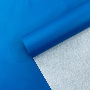 Dodger Blue Marine Vinyl Fabric Sold By The Yard, Faux Leather Pleather Upholstery-Auto-Boat 54&quot; Width Waterproof PVC Anti-UV Commercial