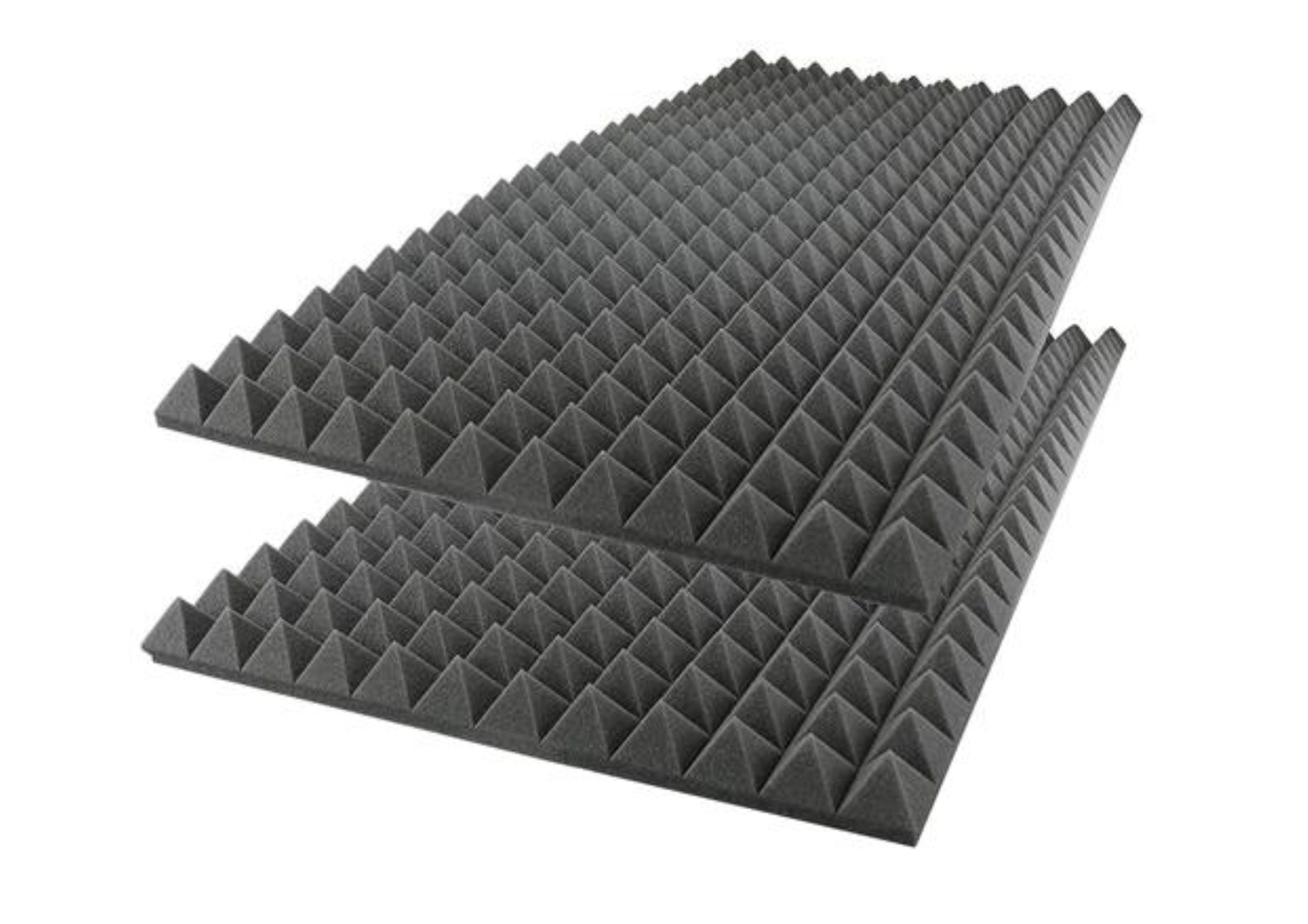 Grid Style Acoustic Foam Panels - Acoustic Foam Room Kits 2 Piece Set