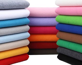 Soft Anti-Pill Polar Fleece Fabric: 58" Wide, Sold by The Yard