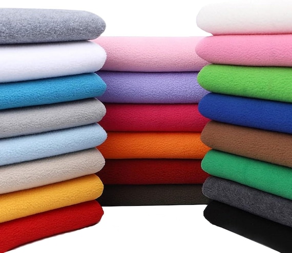 Soft Anti-Pill Polar Fleece Fabric: 58" Wide, Sold by The Yard
