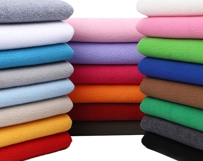 Soft Anti-Pill Polar Fleece Fabric: 58" Wide, Sold by The Yard