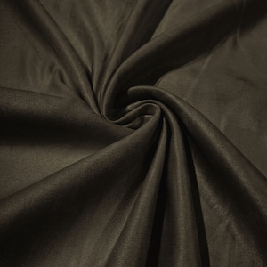 58" Faux Micro Suede Fabric - Gray - Polyester Micro Suede Fabric for Upholstery / Crafts / Costume Sold By The Yard