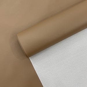 Coffee Marine Vinyl Fabric Sold By The Yard, Faux Leather Pleather Upholstery-Auto-Boat 54&quot; Width Waterproof PVC Anti-UV Commercial