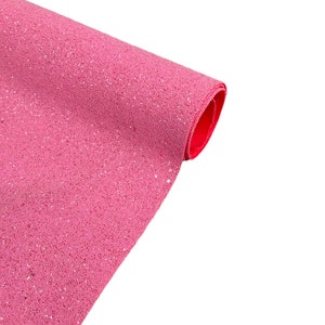 Pink Chunky Glitzer Vinyl | Bastelstoff vinyl stoff | Verkaufter Lagerbestand - Vinyl Glitzer Glitzer Stoff 150cm Breit Glitzer Vinyl