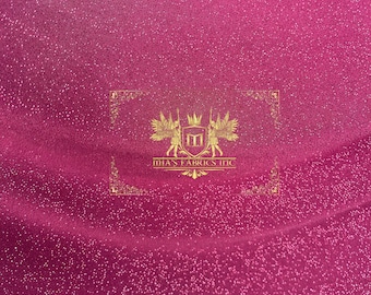 Burgundy Iridescent Glitter Spandex Fabric: 2-Way Stretch, Design-Selena (Sold by Yard)