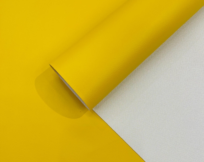 Yellow Marine Vinyl Fabric: Waterproof, Anti-UV, 54" Wide - Sold By The Yard