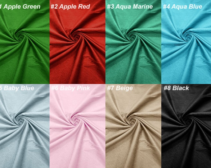 60" Polyester Dupioni Silk Fabric - Silk Dupioni Multi-Use Fabric for Decor/Dress/Curtains By Yard