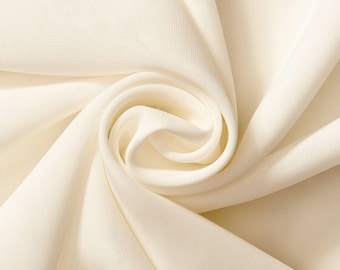Ivory Chiffon Fabric: Hi Multi Polyester, 58-60" Wide, By The Yard