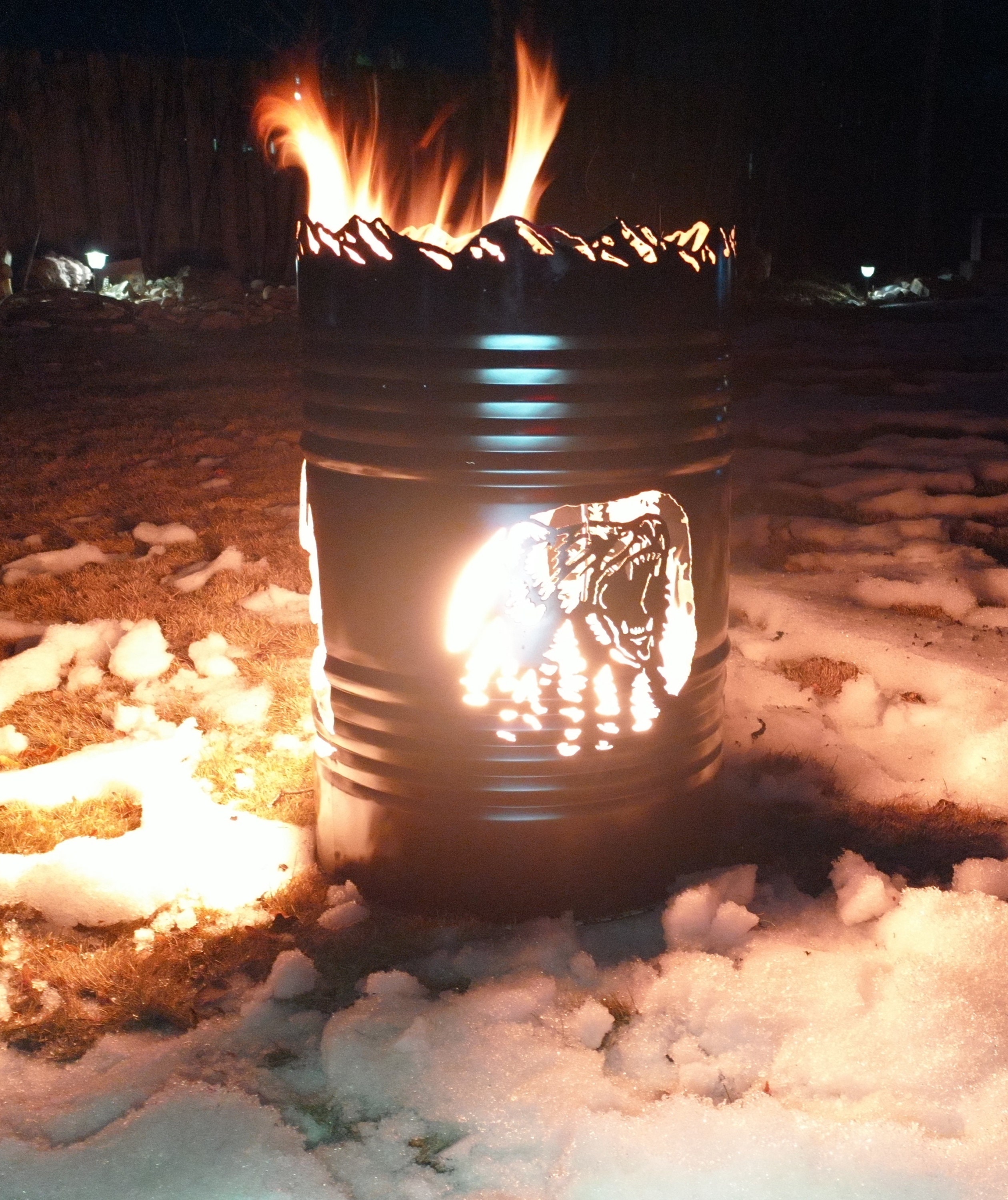 Fire Pit Fire Barrel | Etsy