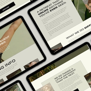 Wellness Squarespace Template, Squarespace 7.1 Template, Yoga Website ...
