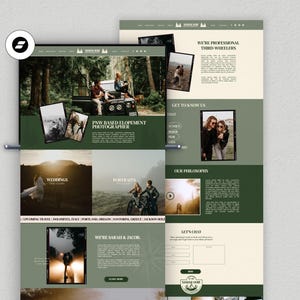 Showit Template for Photographers, Showit Templates, Website Template for Portfolio, Website Theme, Photographer Theme, Photographer Website