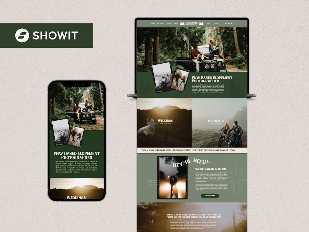 Showit Template For Photographers Showit Templates Website Template Showit Template For Photographers Showit Templates Website Template