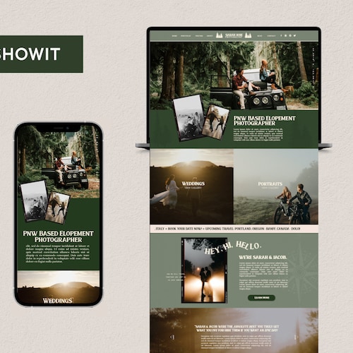 Showit Template for Photographers Showit Templates Website Etsy Showit Template for Photographers Showit Templates Website Etsy