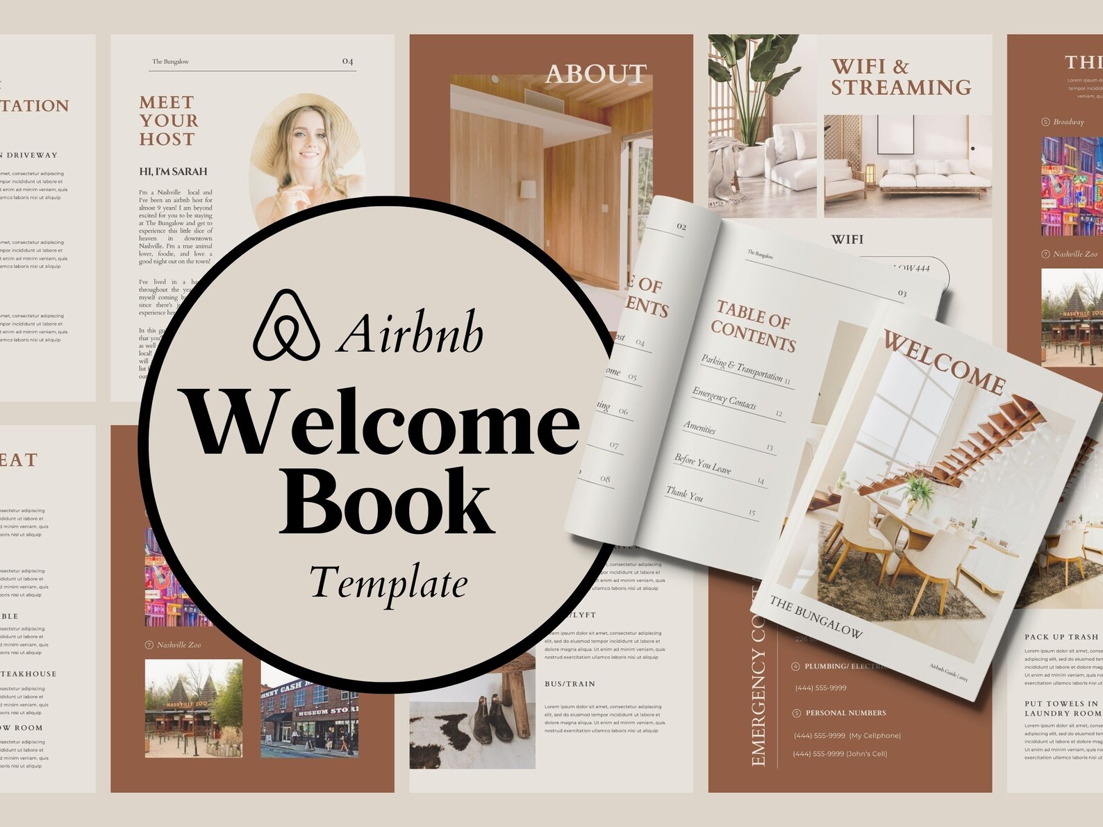 Airbnb host book template - dvdjes