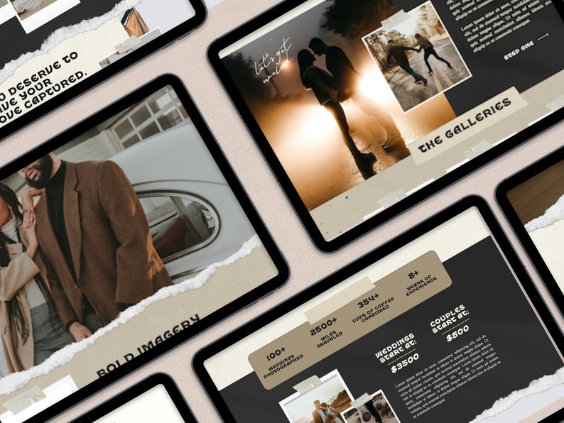 Showit Template for Photographers Showit Templates Website Etsy