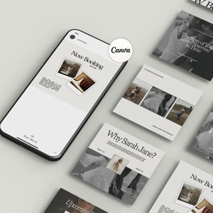 Photography Business Instagram Post Templates, Photography IG Templates, Photographer Instagram Ad Templates, IG Canva Templates image 4