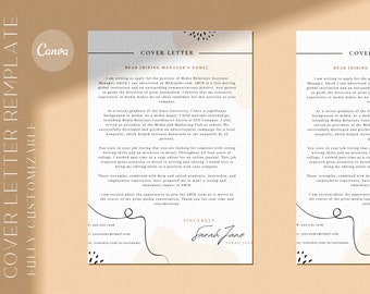 Canva cover letter - Etsy Italia