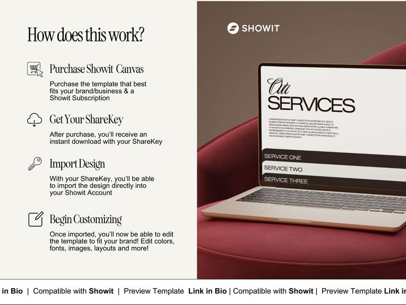 Showit Reverse Stacking Canvas Add-on, Showit Add-on, Bold Website - Etsy