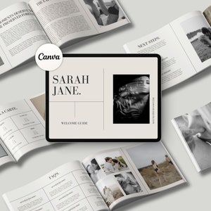 Wedding Pricing Guide, Wedding Welcome Guide, Price List Template, Photography Pricing Template, Brochure Canva Template
