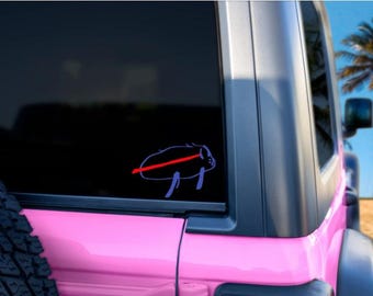 Buffalo's Potato Bill Car Decal