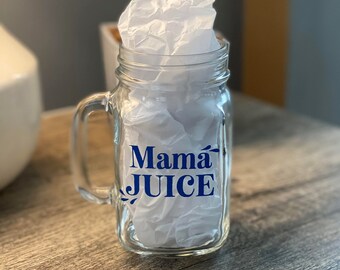 Mama Juice Mason Jar Glas