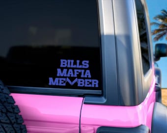 Bills Mafia Member decal
