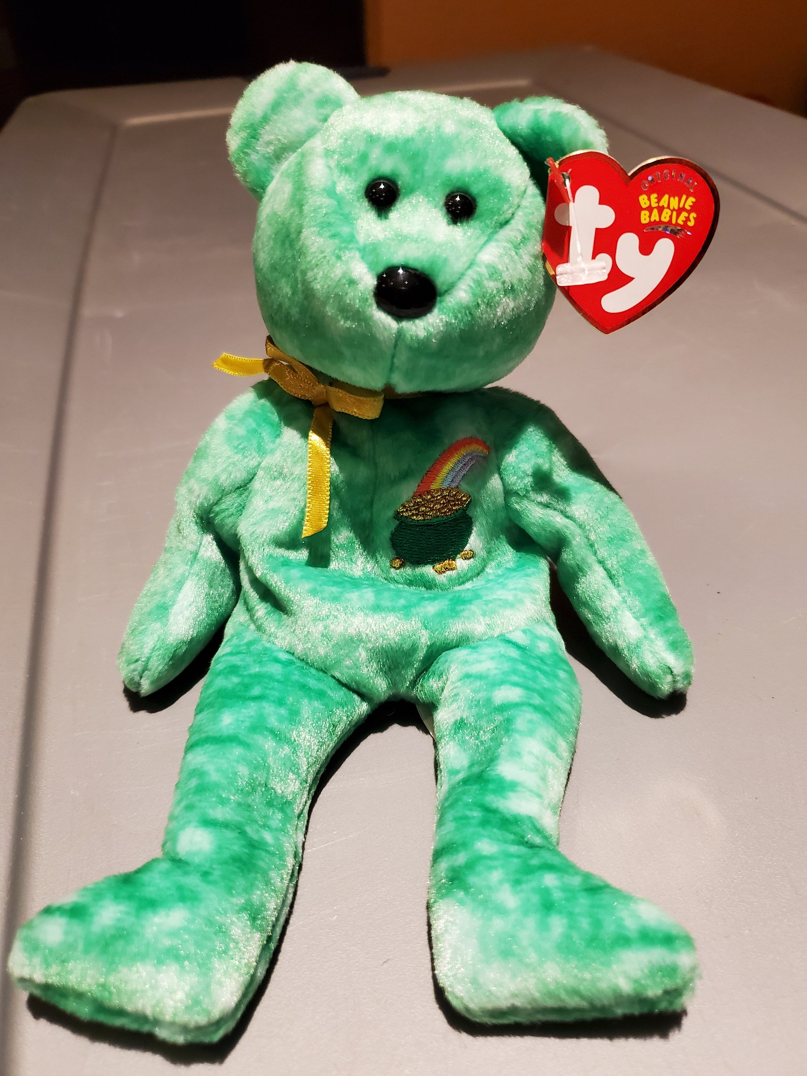 TY Beanie Babies. Bear. Green. Killarney. Year of 2003. New With Tag - Etsy