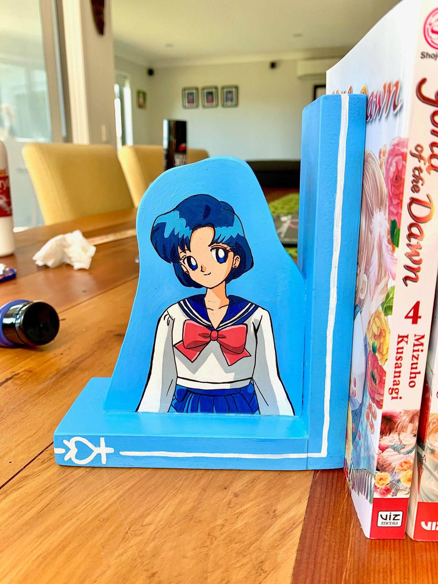 Sailor Mercury/Ami Mizuno Bookend Sailor Moon Anime Etsy