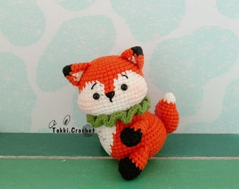 Crochet PATTERN Tiny Chubby Fox ( PDF / ENGLISH ). Crochet pattern by Tokkicrochet