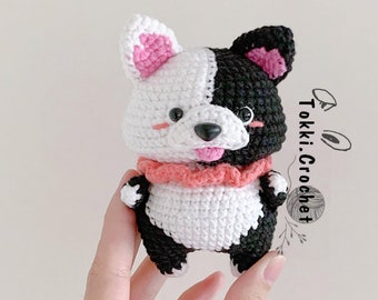 Crochet Boston Terrier Pattern: Amigurumi Dog (PDF / ENGLISH)