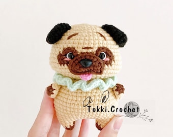 Crochet Pug Dog Pattern (PDF/English)