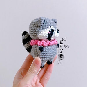 Crochet PATTERN Little Raccoon ( PDF / ENGLISH ). Crochet pattern by Tokkicrochet