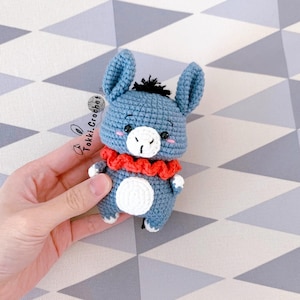 Crochet PATTERN Little Donkey ( PDF / ENGLISH ). Crochet pattern by Tokkicrochet