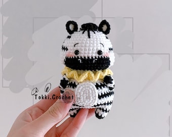 Crochet Little Zebra Pattern: Amigurumi Toy (PDF/English)