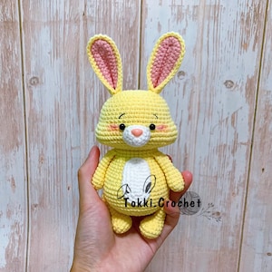 Crochet PATTERN Rabbit ( PDF / ENGLISH ). Crochet pattern by Tokkicrochet