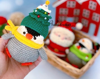 Crochet PATTERN Penguin the Christmas Tree ( PDF / ENGLISH ). Crochet pattern by Tokkicrochet