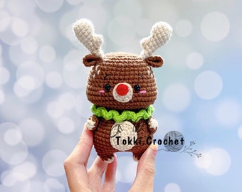 Crochet PATTERN Little Moose (PDF / ENGLISH). Crochet pattern by Tokkicrochet