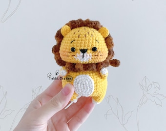 Crochet PATTERN Little Lion. ( PDF / ENGLISH ). Crochet pattern by Tokkicrochet