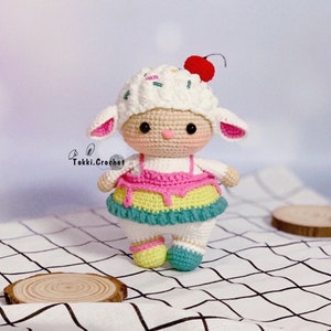 Crochet PATTERN Ice-Sheep ( PDF / ENGLISH ). Crochet pattern by Tokkicrochet