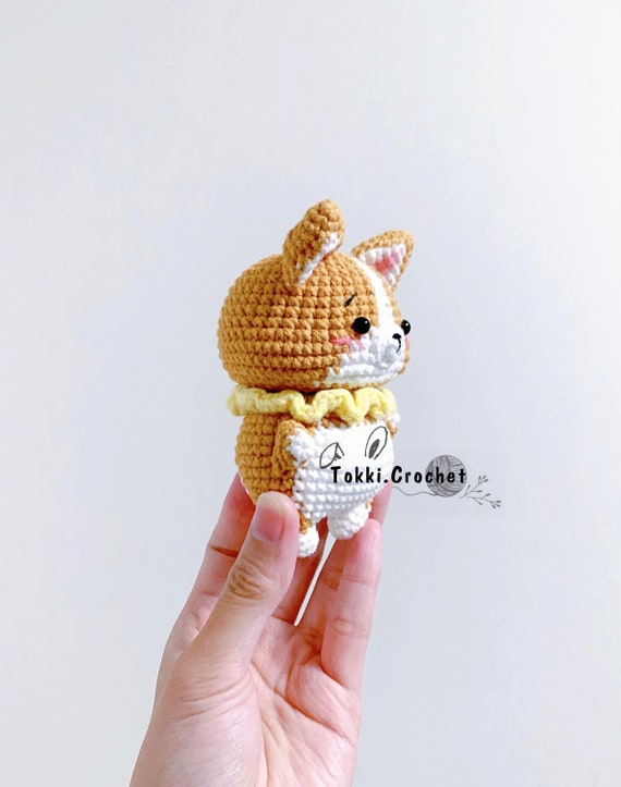 Crochet Pattern Chubby Corgi -  Portugal