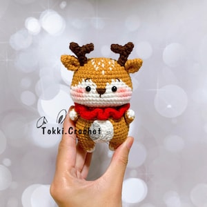 Crochet PATTERN Little Deer (PDF / ENGLISH). Crochet pattern by Tokkicrochet