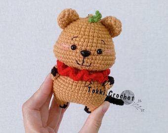 Crochet Pattern Little Quokka ( PDF / ENGLISH ). Crochet pattern by Tokkicrochet