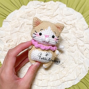 Crochet PATTERN Misu the Cat ( PDF / ENGLISH ). Crochet pattern by Tokkicrochet
