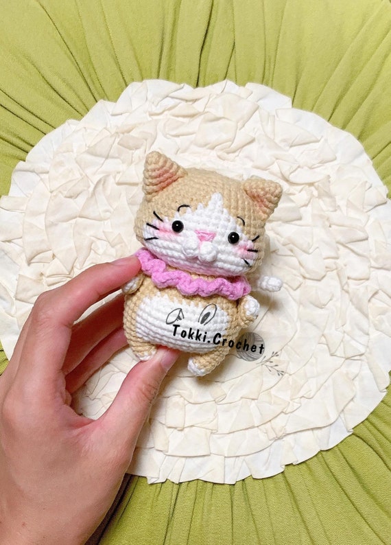 かぎ針編みの猫の編み図：みすあみぐるみ（PDF/英語） - Etsy 日本