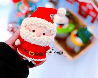 Crochet Santa Claus Pattern - Christmas Amigurumi (PDF/English)