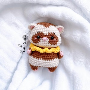 Crochet PATTERN Little Ferret (PDF / ENGLISH). Crochet pattern by Tokkicrochet