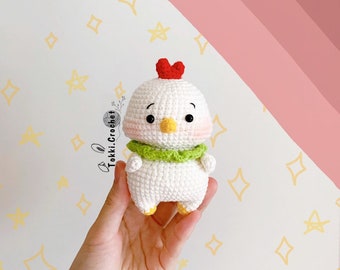 Crochet Pattern Little Chicken ( PDF / ENGLISH ). Crochet pattern by Tokkicrochet